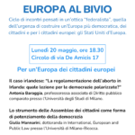 Scopri di più sull'articolo Europa al bivio 20 maggio