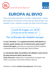 Scopri di più sull'articolo Europa al bivio 20 maggio