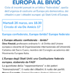 Scopri di più sull'articolo Europa al bivio 26 marzo