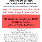 Scopri di più sull'articolo Referendum Besostri per modificare il Rosatellum